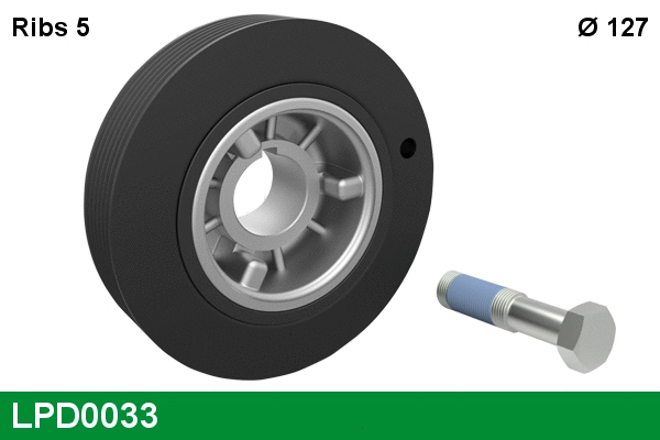 Belt Pulley, crankshaft (LPD0033)