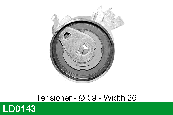 Tensioner Pulley, timing belt (LD0143)