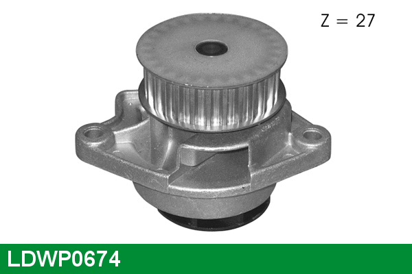 Water Pump, engine cooling (LDWP0674)