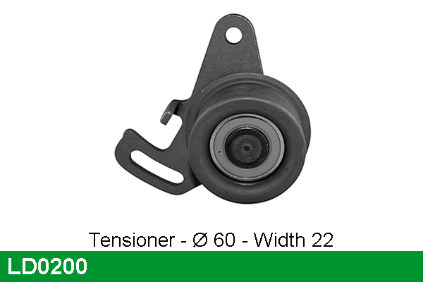 Tensioner Pulley, timing belt (LD0200)