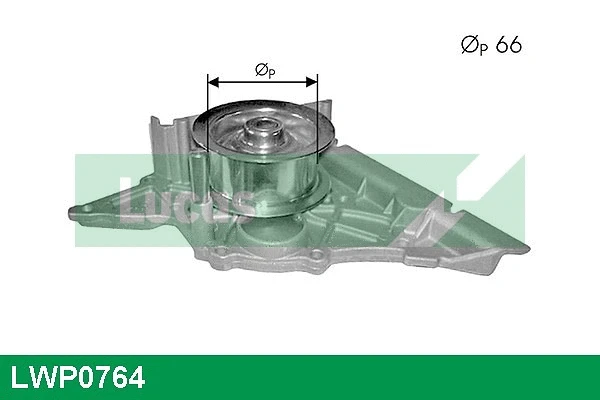 Water Pump, engine cooling (LWP0764)