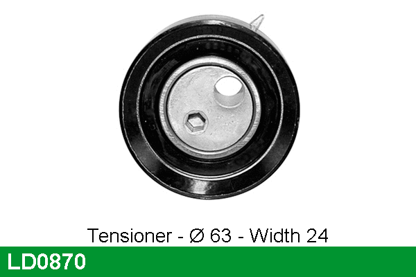 Tensioner Pulley, timing belt (LD0870)