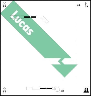 Ignition Cable Kit (LUC7155)
