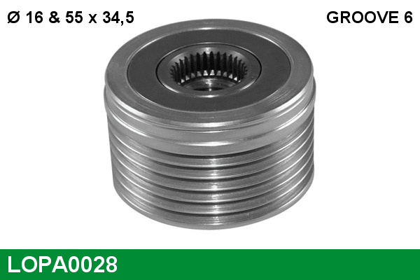 Alternator Freewheel Clutch (LOPA0028)