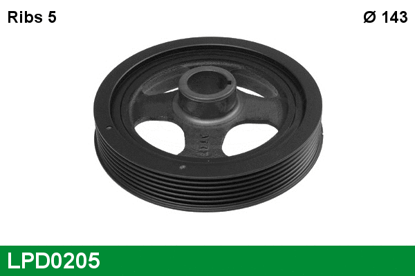 Belt Pulley, crankshaft (LPD0205)