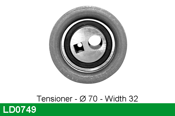 Tensioner Pulley, timing belt (LD0749)