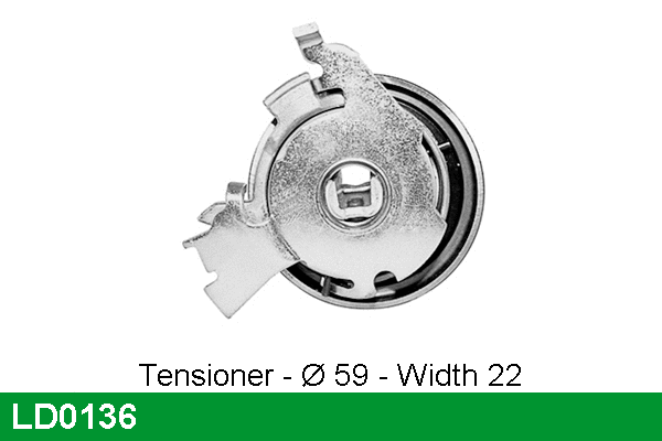 Tensioner Pulley, timing belt (LD0136)