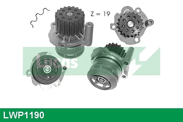 Water Pump, engine cooling (LWP1190)