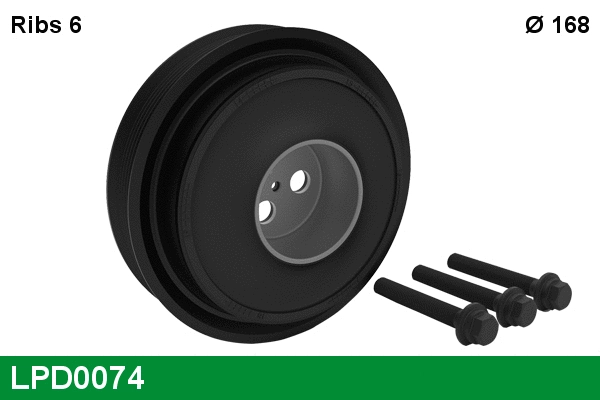 Belt Pulley, crankshaft (LPD0074)