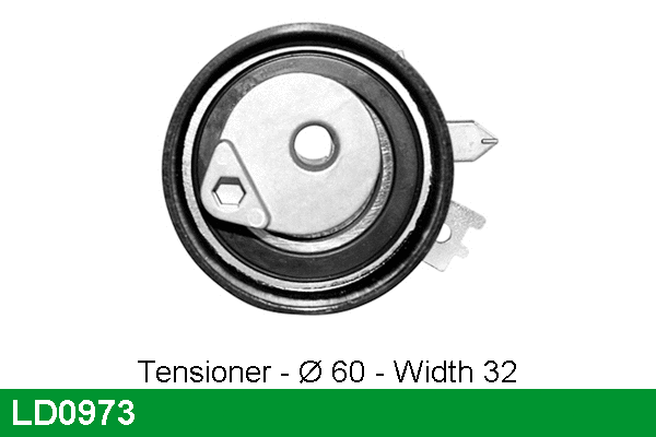 Tensioner Pulley, timing belt (LD0973)