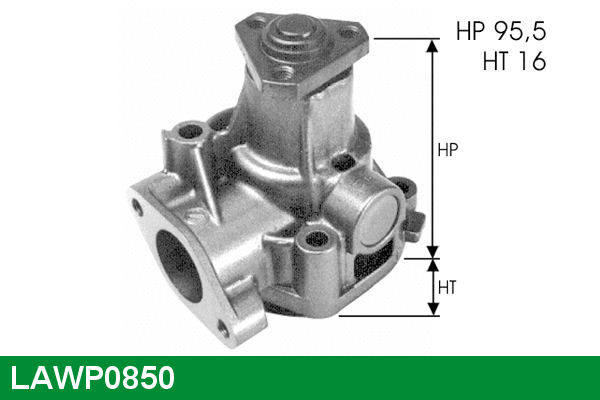 Water Pump, engine cooling (LAWP0850)