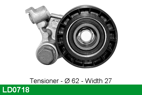 Tensioner Pulley, timing belt (LD0718)