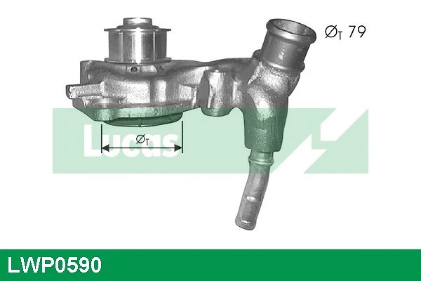Water Pump, engine cooling (LWP0590)
