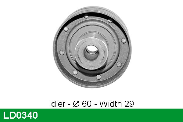 Tensioner Pulley, timing belt (LD0340)