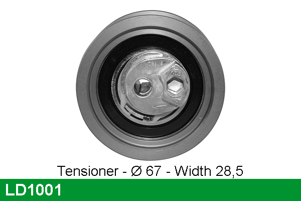 Tensioner Pulley, timing belt (LD1001)