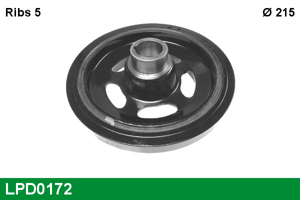 Belt Pulley, crankshaft (LPD0172)