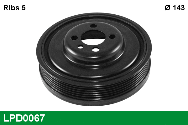 Belt Pulley, crankshaft (LPD0067)
