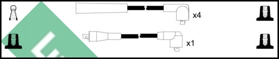 Ignition Cable Kit (LUC4535)