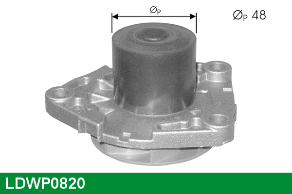 Water Pump, engine cooling (LDWP0820)