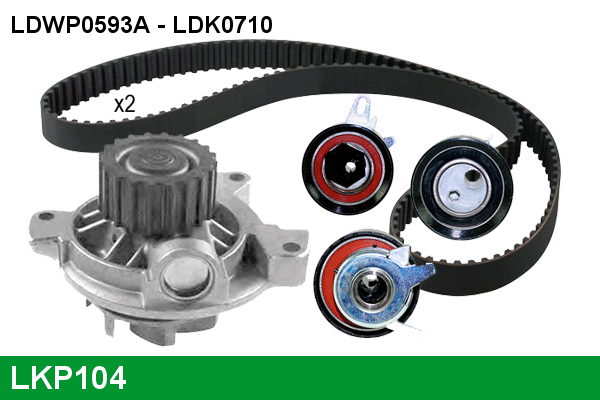 Water Pump & Timing Belt Kit (LKP104)