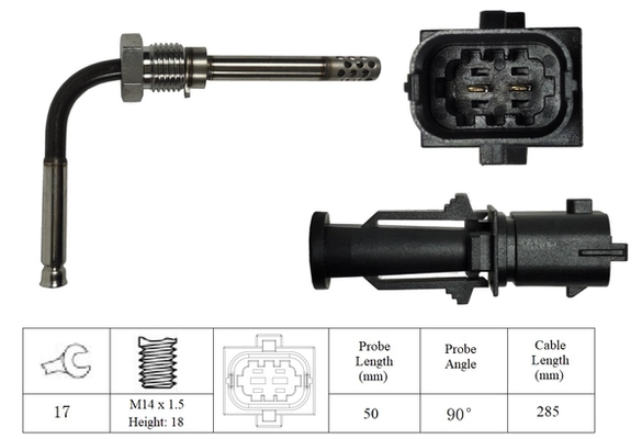 Sensor, exhaust gas temperature (LGS7035)
