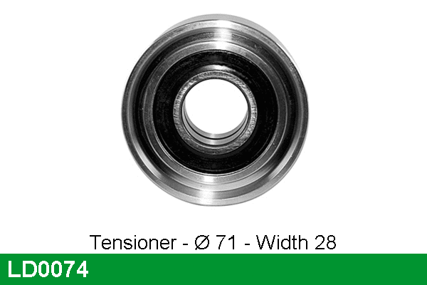 Tensioner Pulley, timing belt (LD0074)