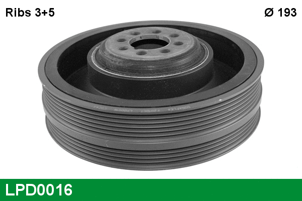 Belt Pulley, crankshaft (LPD0016)