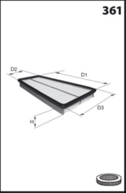 Air Filter (LFAF408)