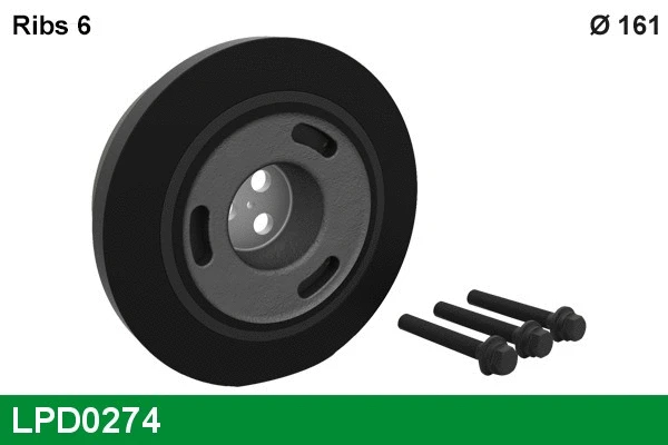 Belt Pulley, crankshaft (LPD0274)