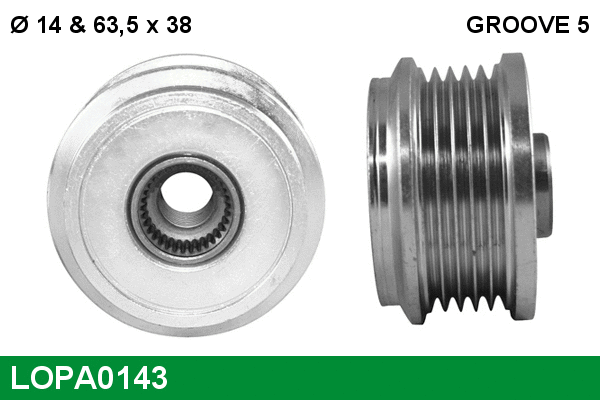 Alternator Freewheel Clutch (LOPA0143)