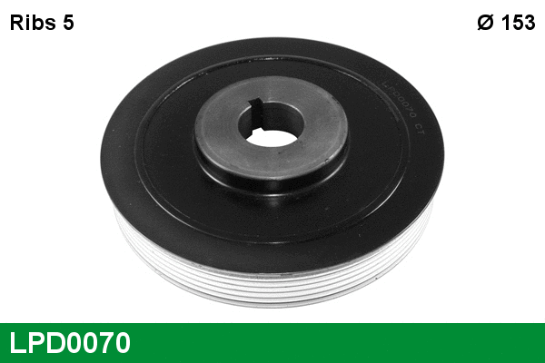 Belt Pulley, crankshaft (LPD0070)