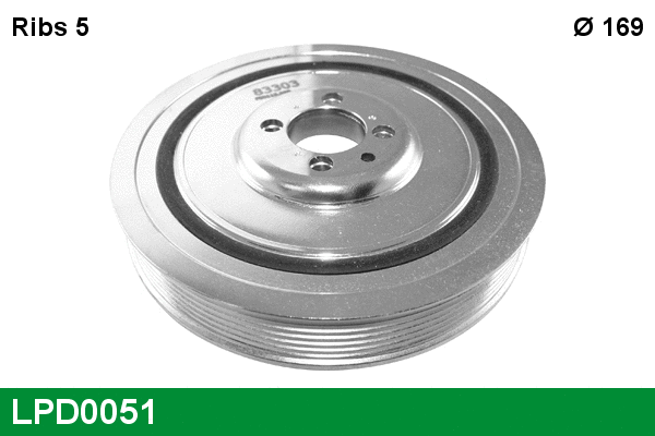 Belt Pulley, crankshaft (LPD0051)