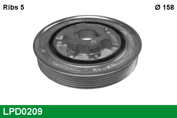 Belt Pulley, crankshaft (LPD0209)
