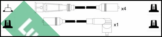 Ignition Cable Kit (LUC5046)