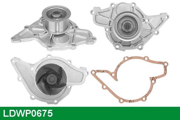 Water Pump, engine cooling (LDWP0675)