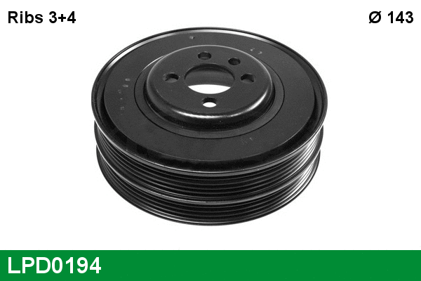 Belt Pulley, crankshaft (LPD0194)