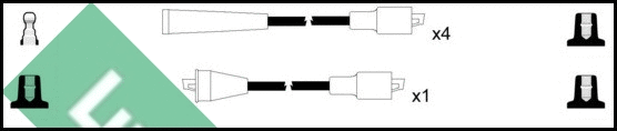 Ignition Cable Kit (LUC4182)