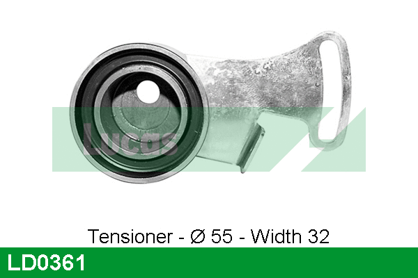 Tensioner Pulley, timing belt (LD0361)