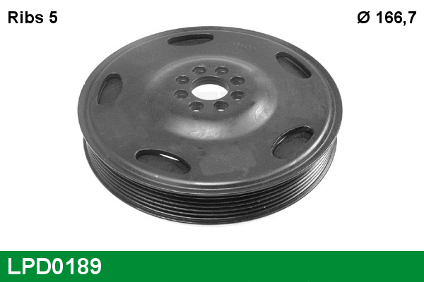 Belt Pulley, crankshaft (LPD0189)