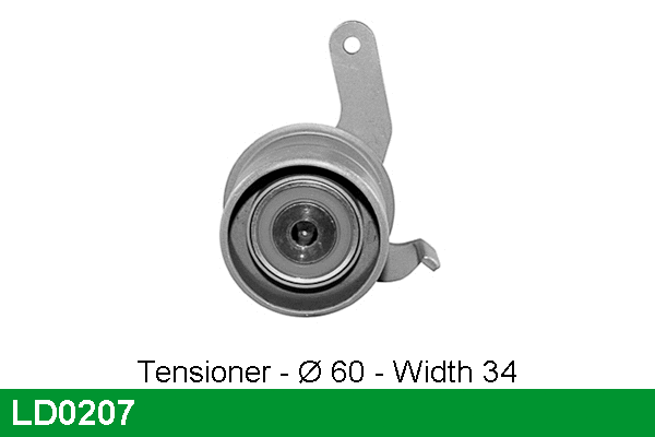 Tensioner Pulley, timing belt (LD0207)