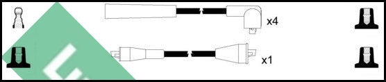 Ignition Cable Kit (LUC7059)