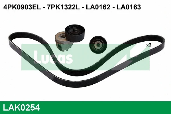 V-Ribbed Belt Set (LAK0254)