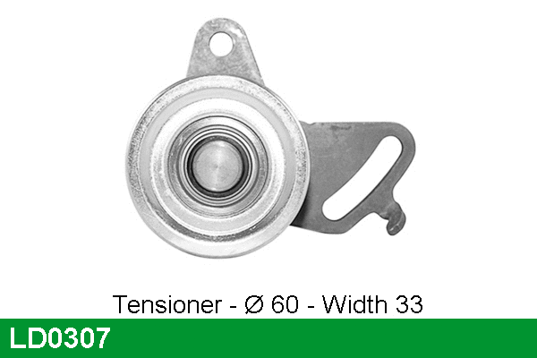 Tensioner Pulley, timing belt (LD0307)