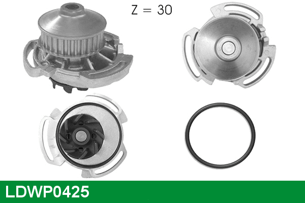 Water Pump, engine cooling (LDWP0425)