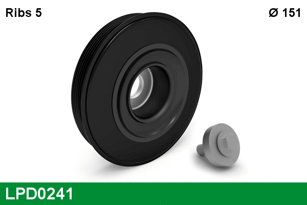 Belt Pulley, crankshaft (LPD0241)
