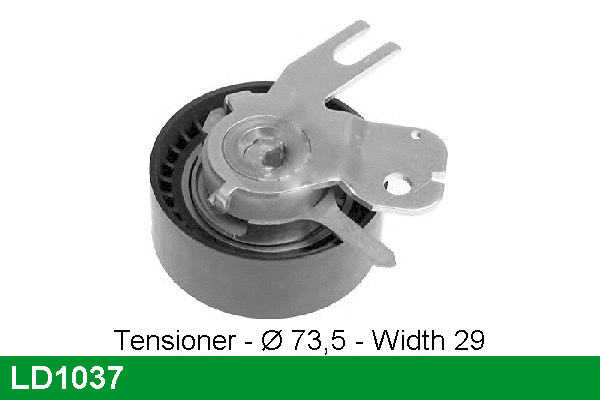 Tensioner Pulley, timing belt (LD1037)