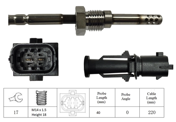 Sensor, exhaust gas temperature (LGS6093)