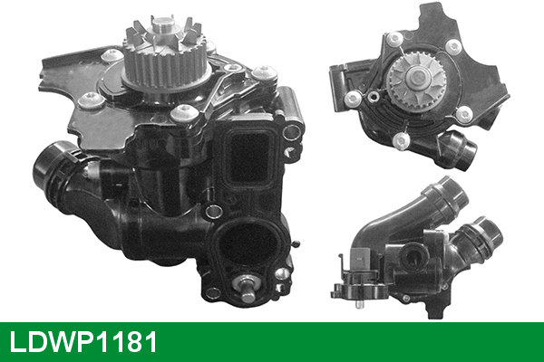 Water Pump, engine cooling (LDWP1181)