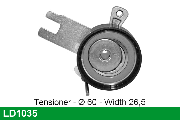 Tensioner Pulley, timing belt (LD1035)