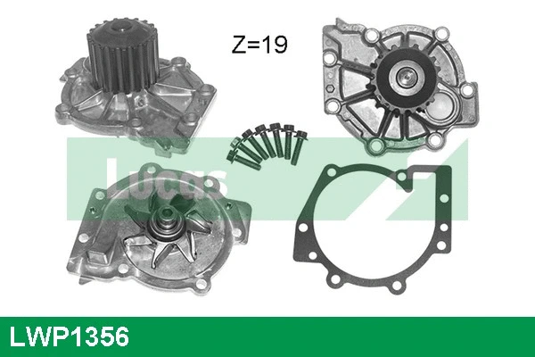 Water Pump, engine cooling (LWP1356)